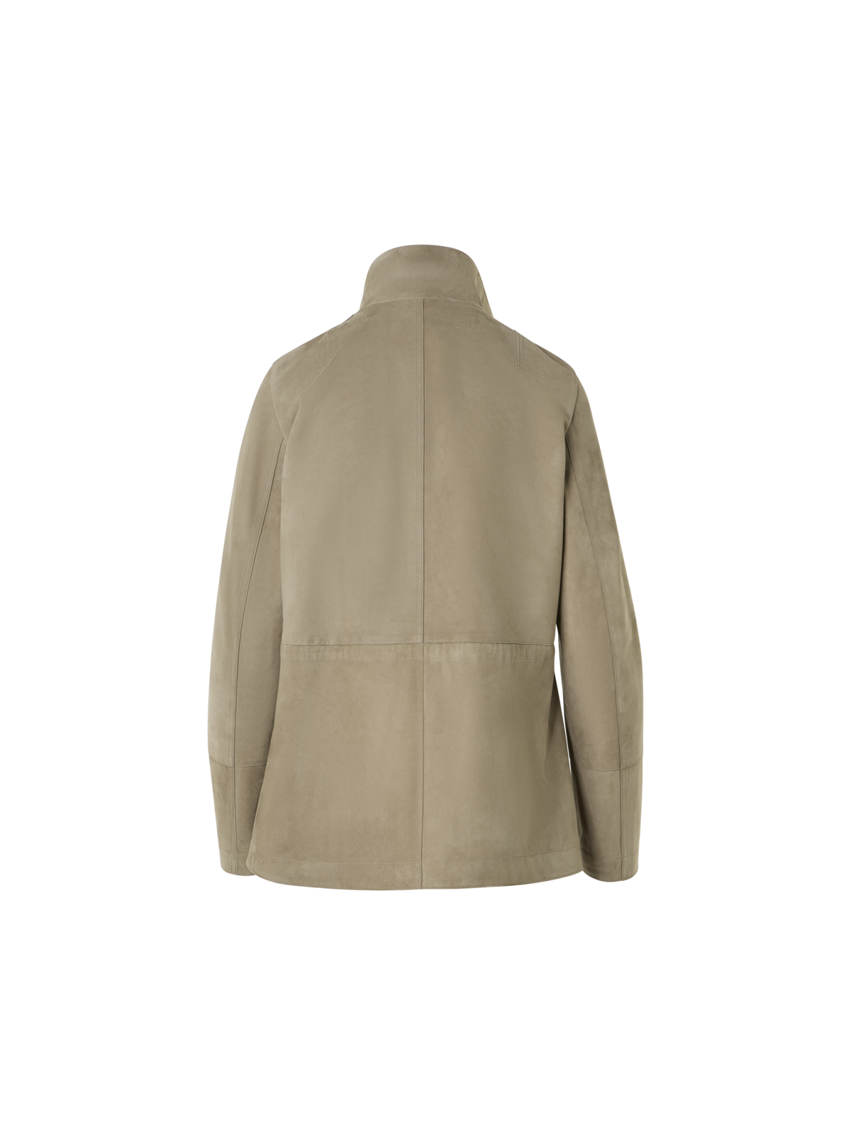 Designer Chianti-Safarijacke aus Wildleder - Braun