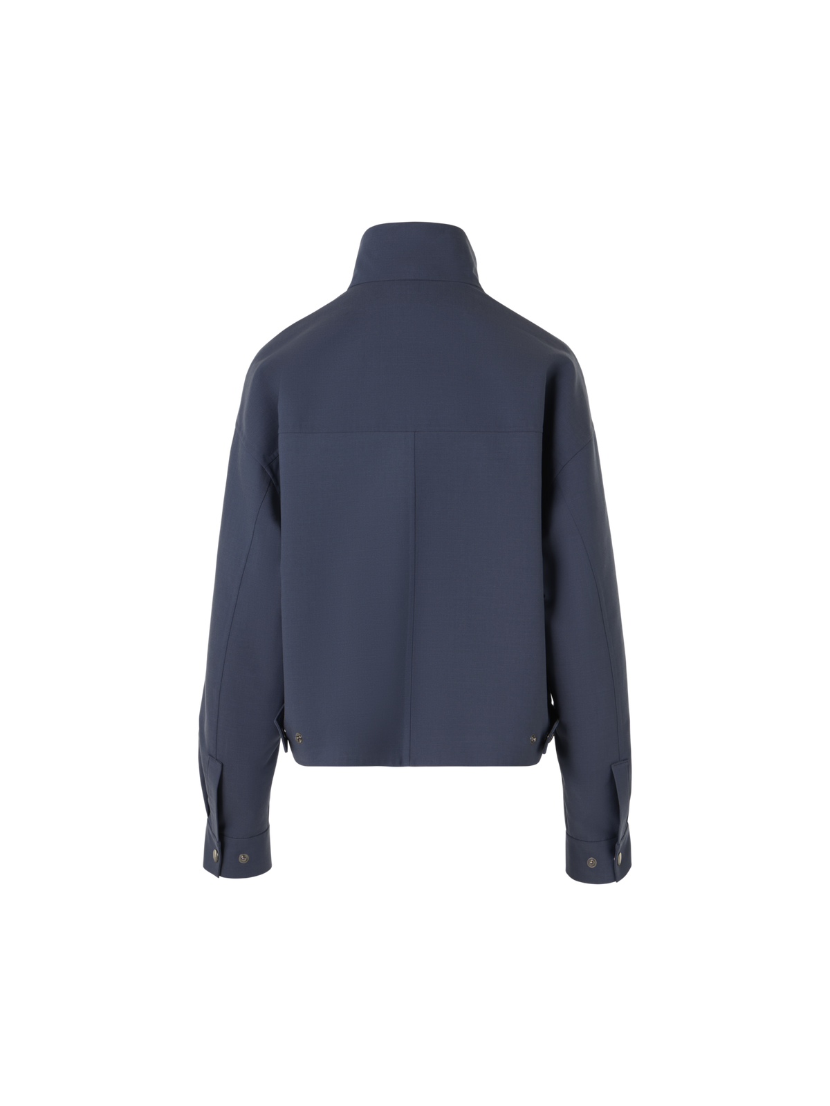 Designer Kamil Kurzjacke aus Baumwoll-Doubleface - Blau