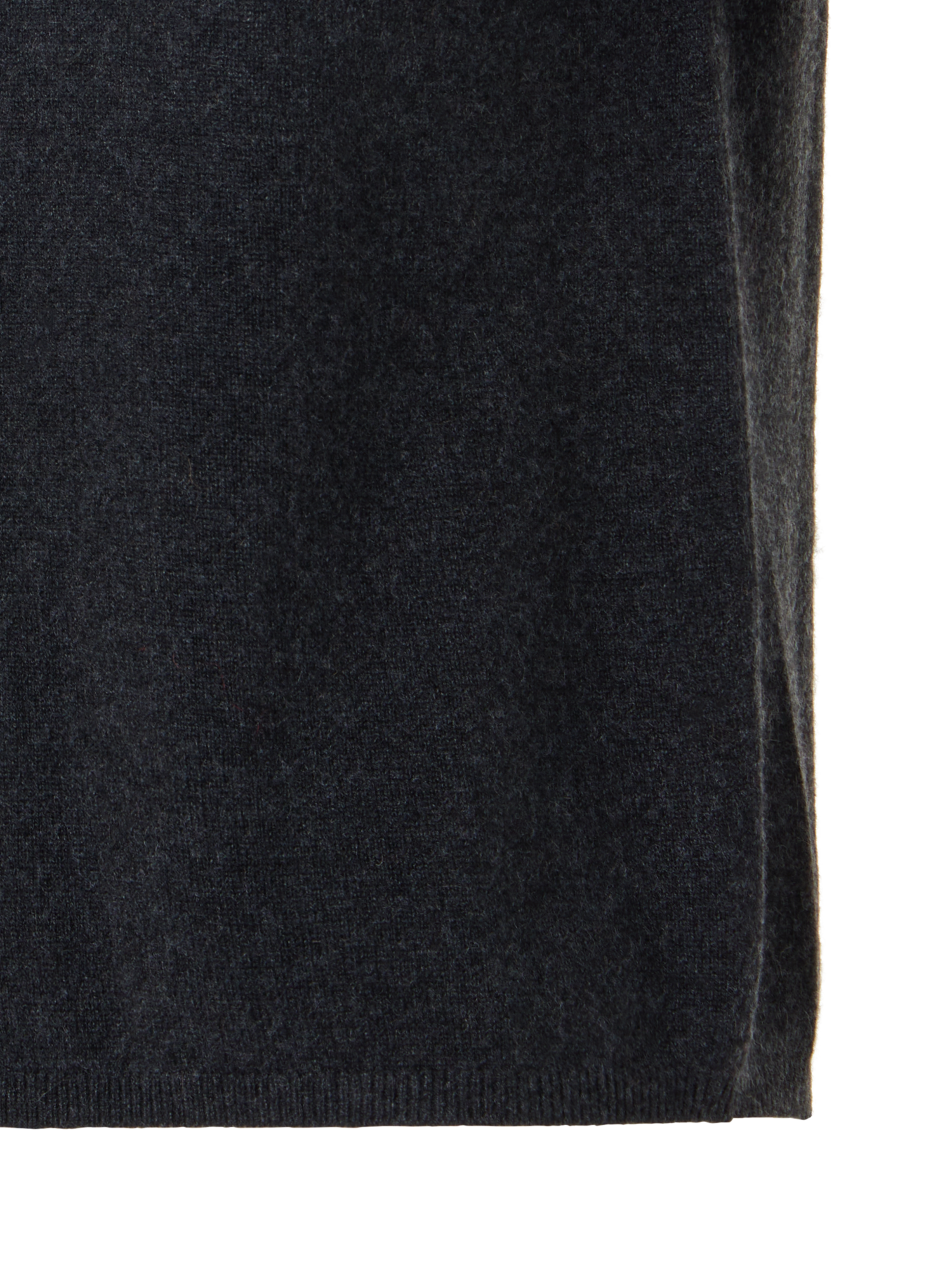 Designer Kurzarm-Pullover aus Kaschmir - Grau