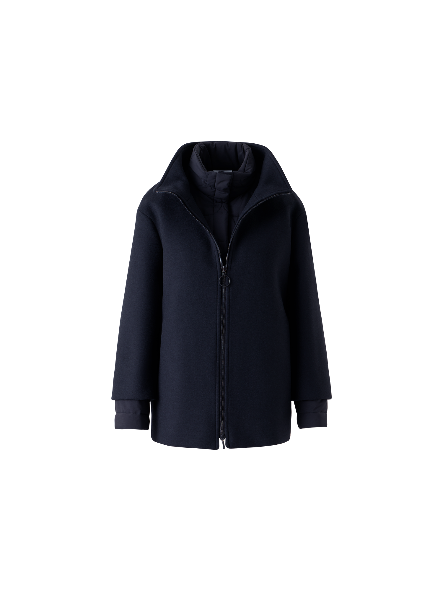 Designer 3-in-1 Kurzmantel - Dunkelblau - Blau