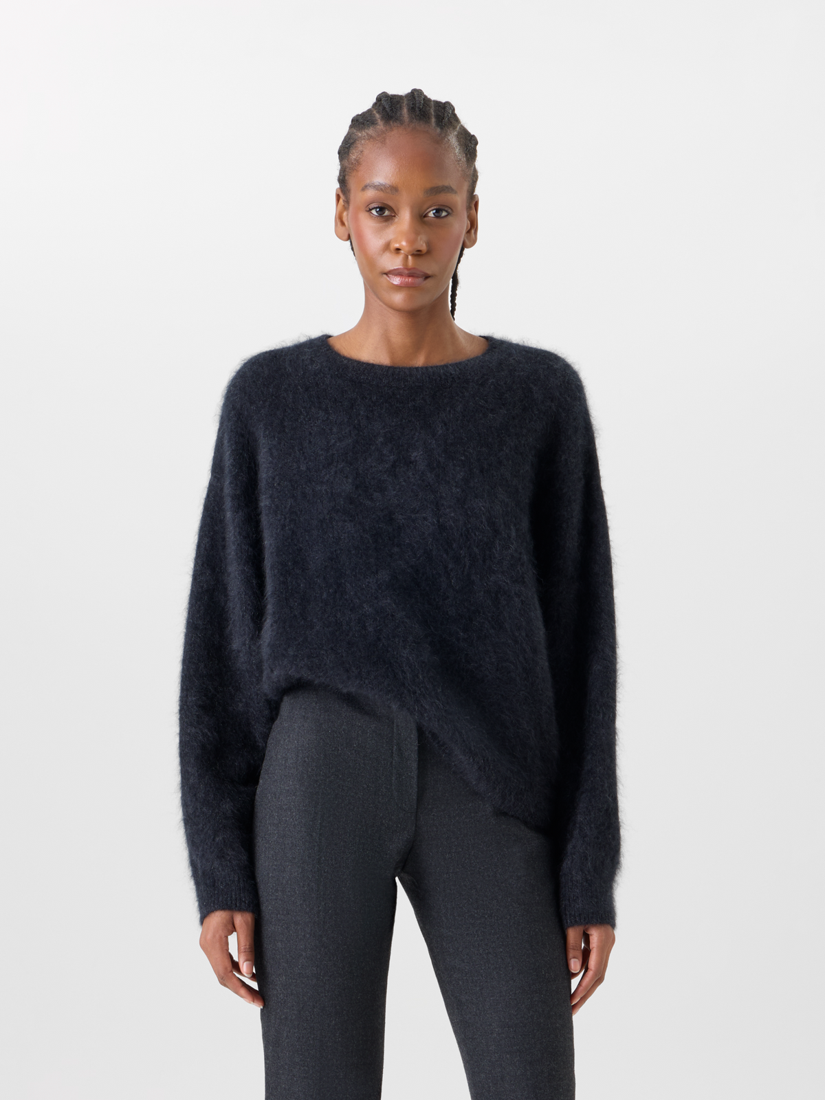 Designer Pullover aus Cloud Cashmere - Grau #editorial