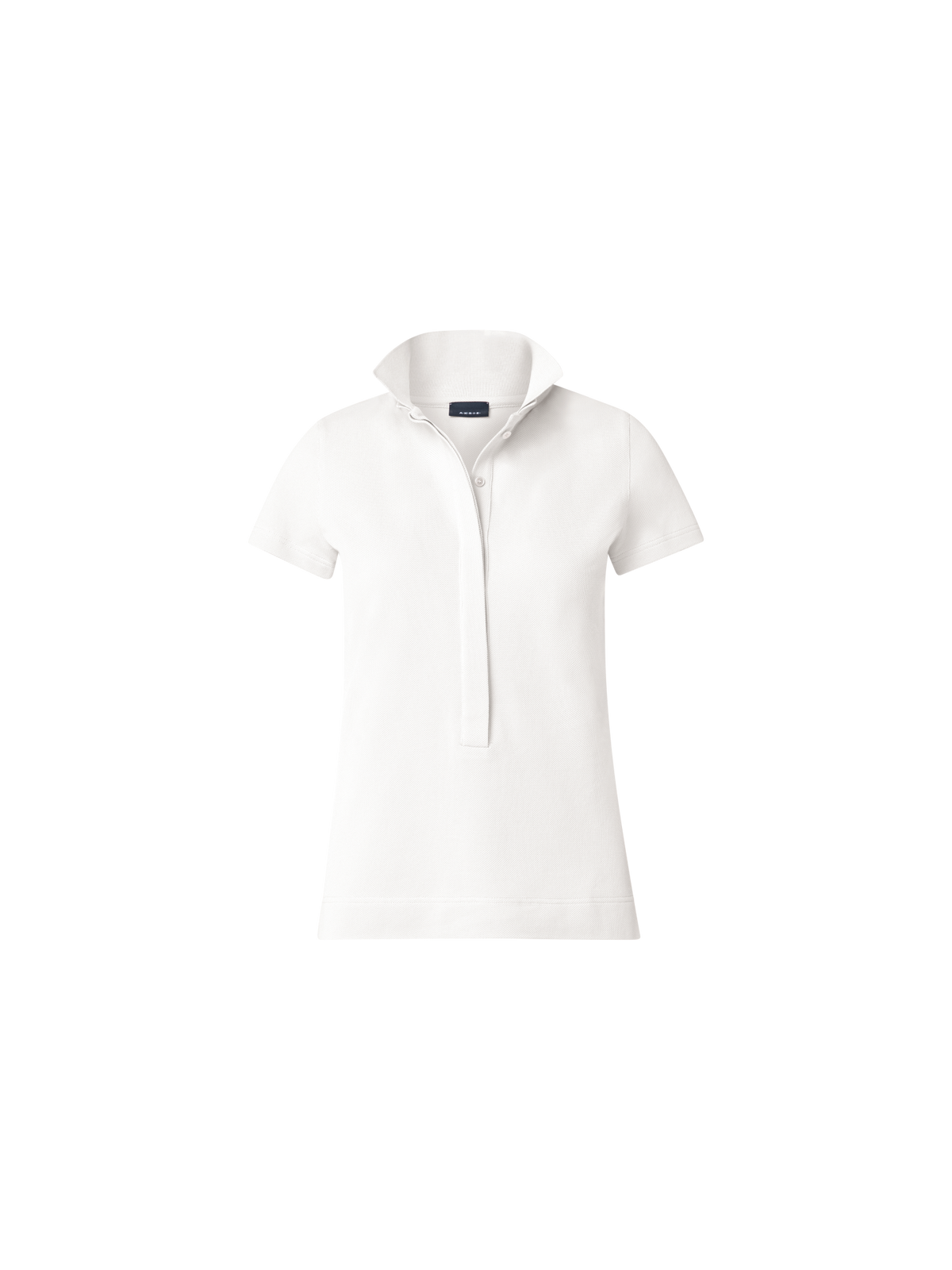 Designer Baumwoll-Poloshirt - Weiss
