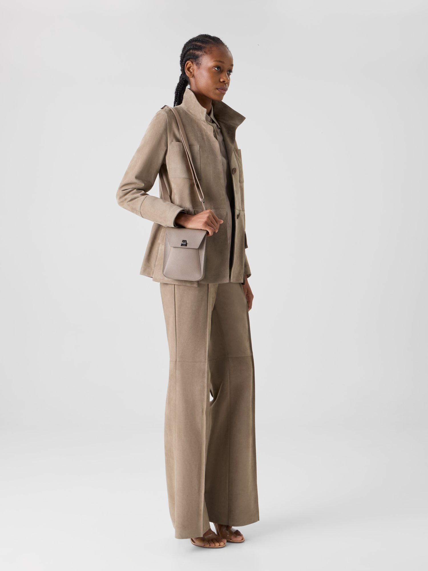 Designer Anouk Mini Messenger Bag - Blau 