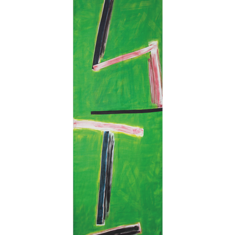 Scarf in Cashmere and Silk with W.T. print