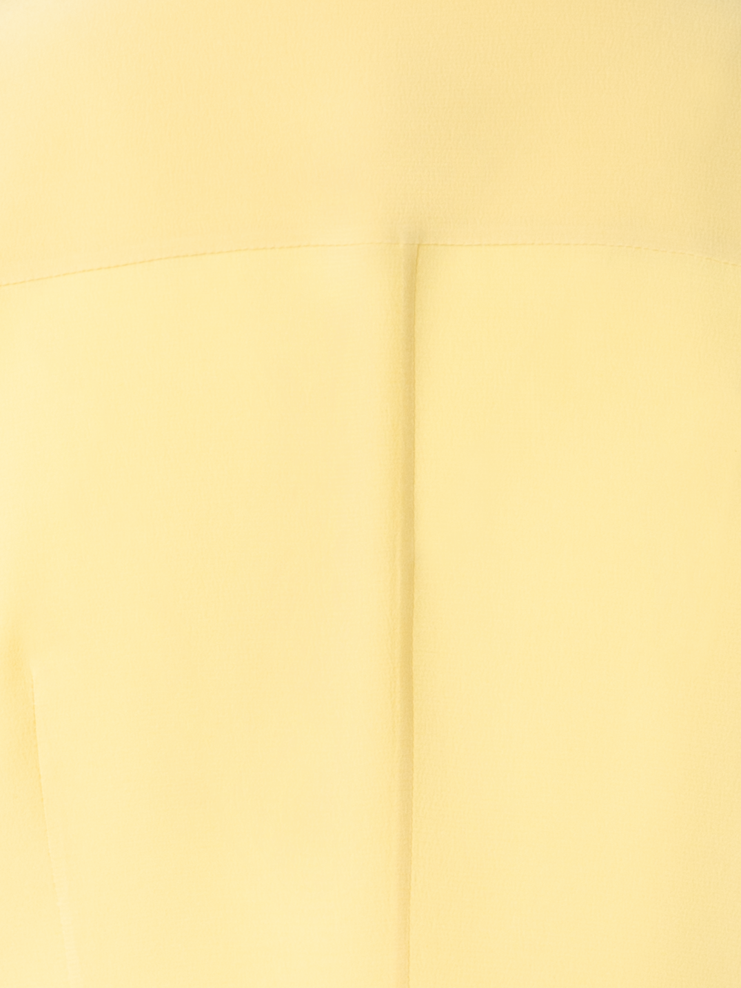 Designer Taillierte Seidenbluse - Gelb