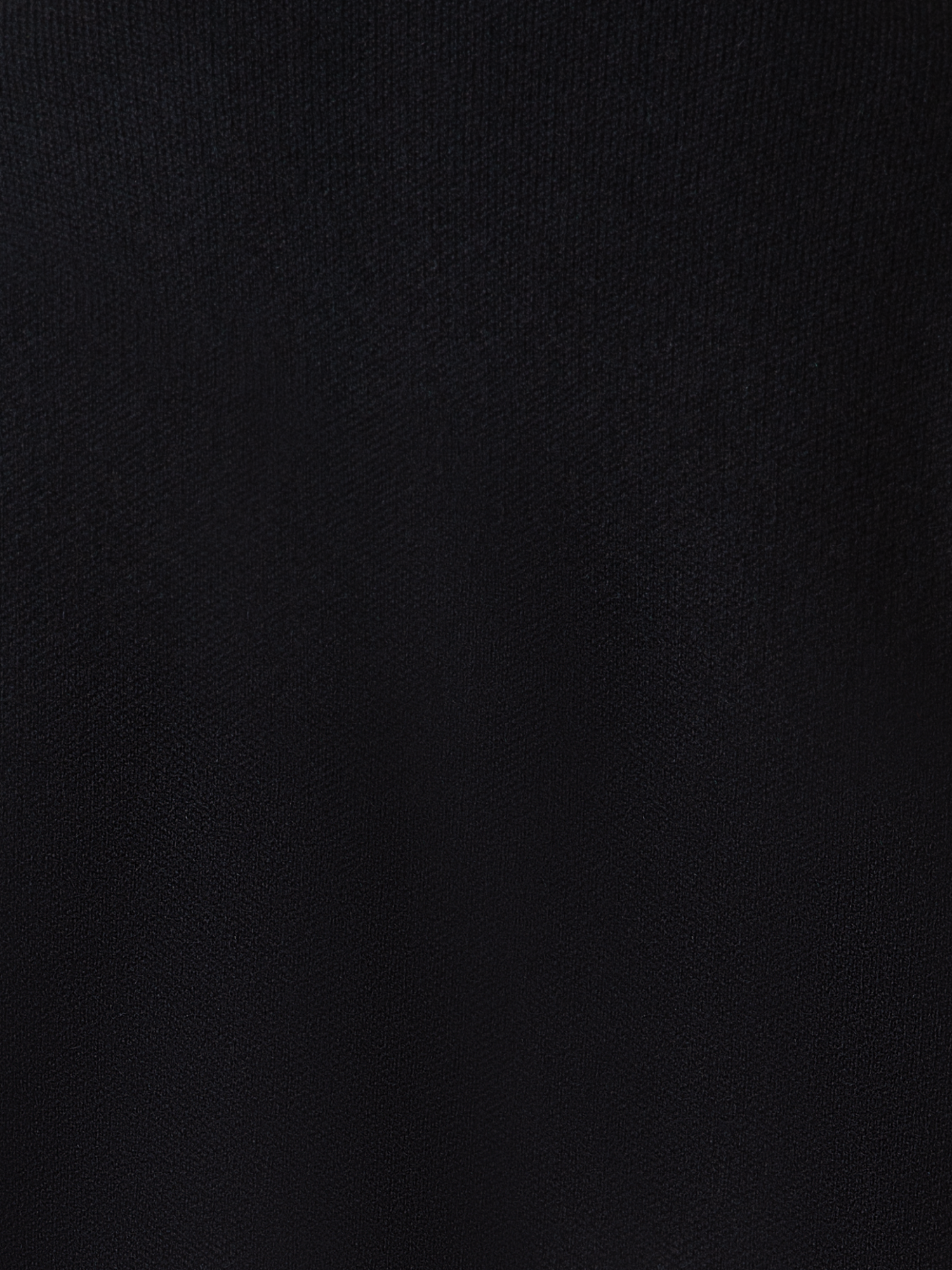 Designer Kurze Kaschmir-Piqué-Strickjacke - Schwarz