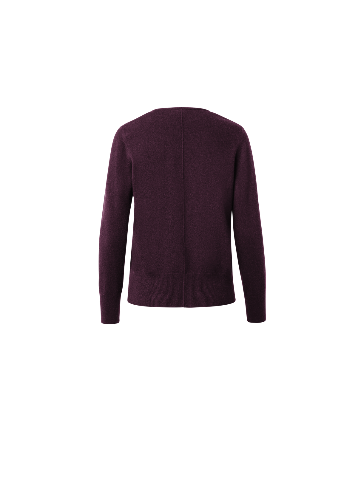 Designer Kaschmir-Pullover mit V-Ausschnitt - Violett