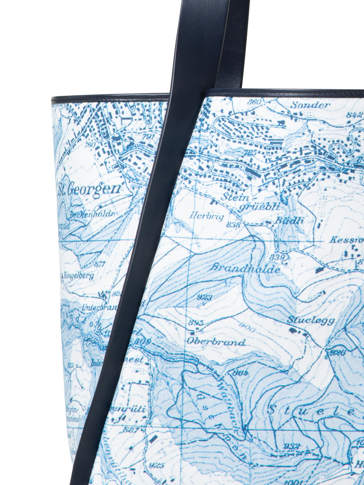 Designer Alex Medium Tote - Blau - Bunt