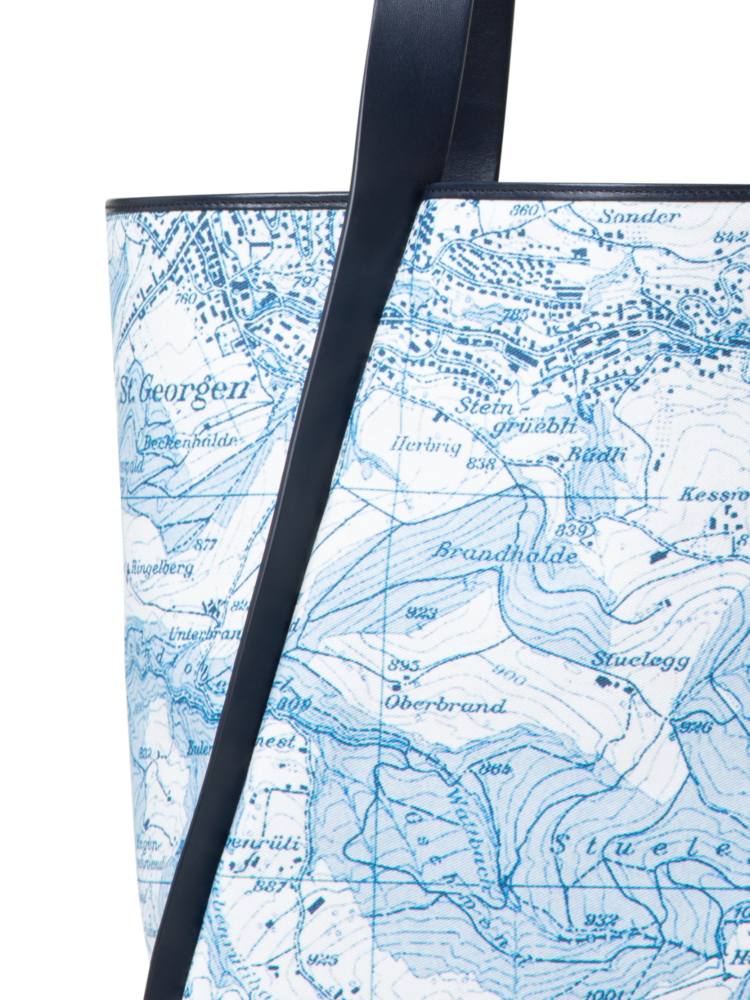 Designer Alex Medium Tote - Blau - Bunt