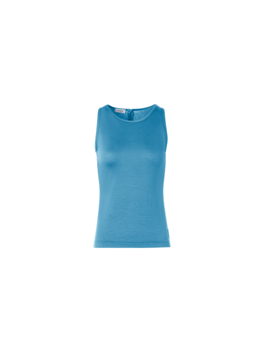 Designer Speedo Top aus Stretch-Modal-Jersey - Blau