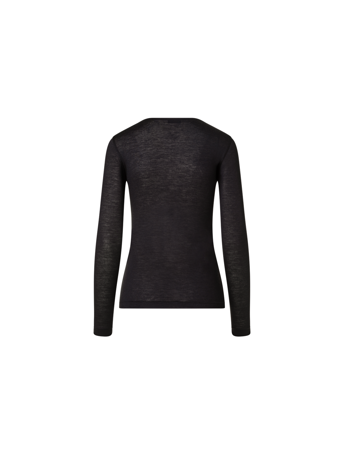 Designer Shirt aus Kaschmir-Seiden-Jersey - Schwarz