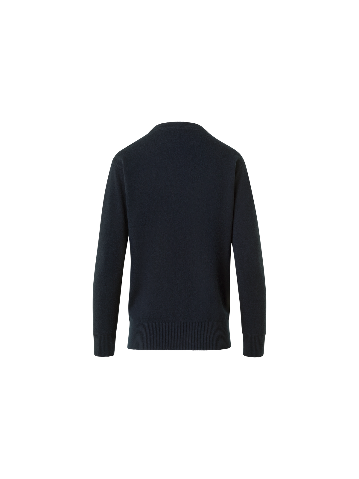 Designer Relaxed Pullover aus reinem Kaschmir - Schwarz