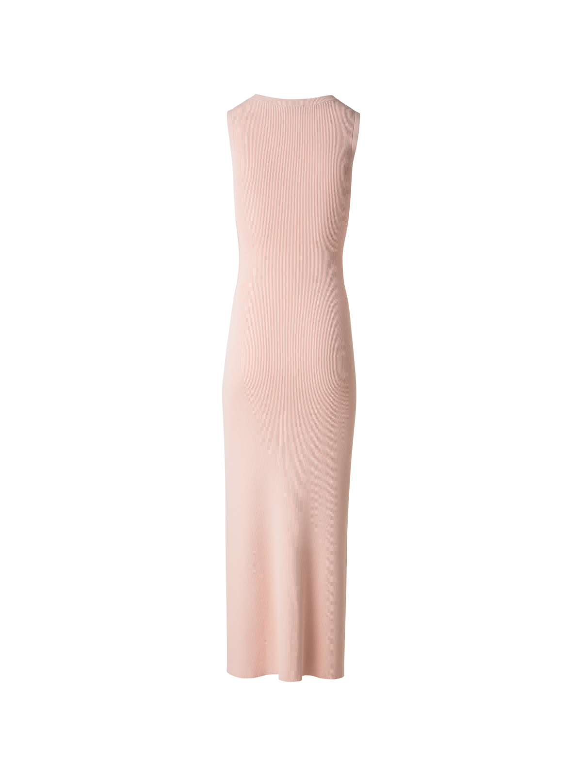 Designer Tailliertes Strickkleid mit Seitenschlitz - Rosa
