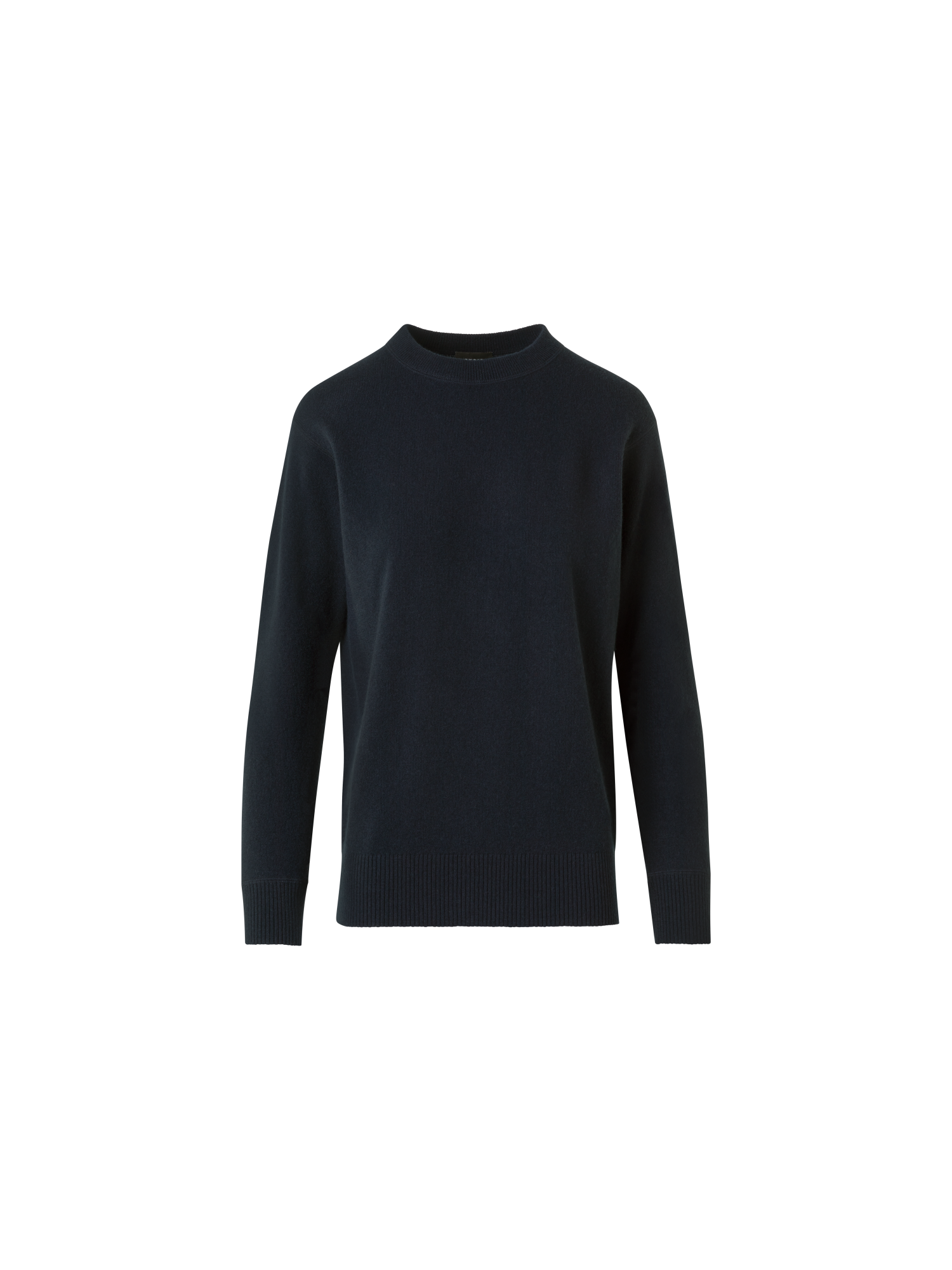 Designer Relaxed Pullover aus reinem Kaschmir - Schwarz