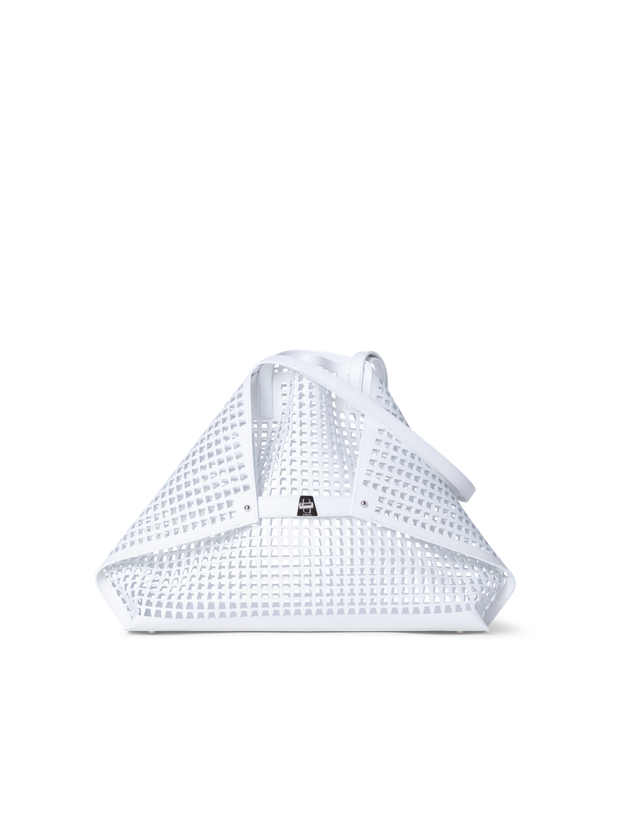 Designer Ai Medium Shoulder Tote - Weiss