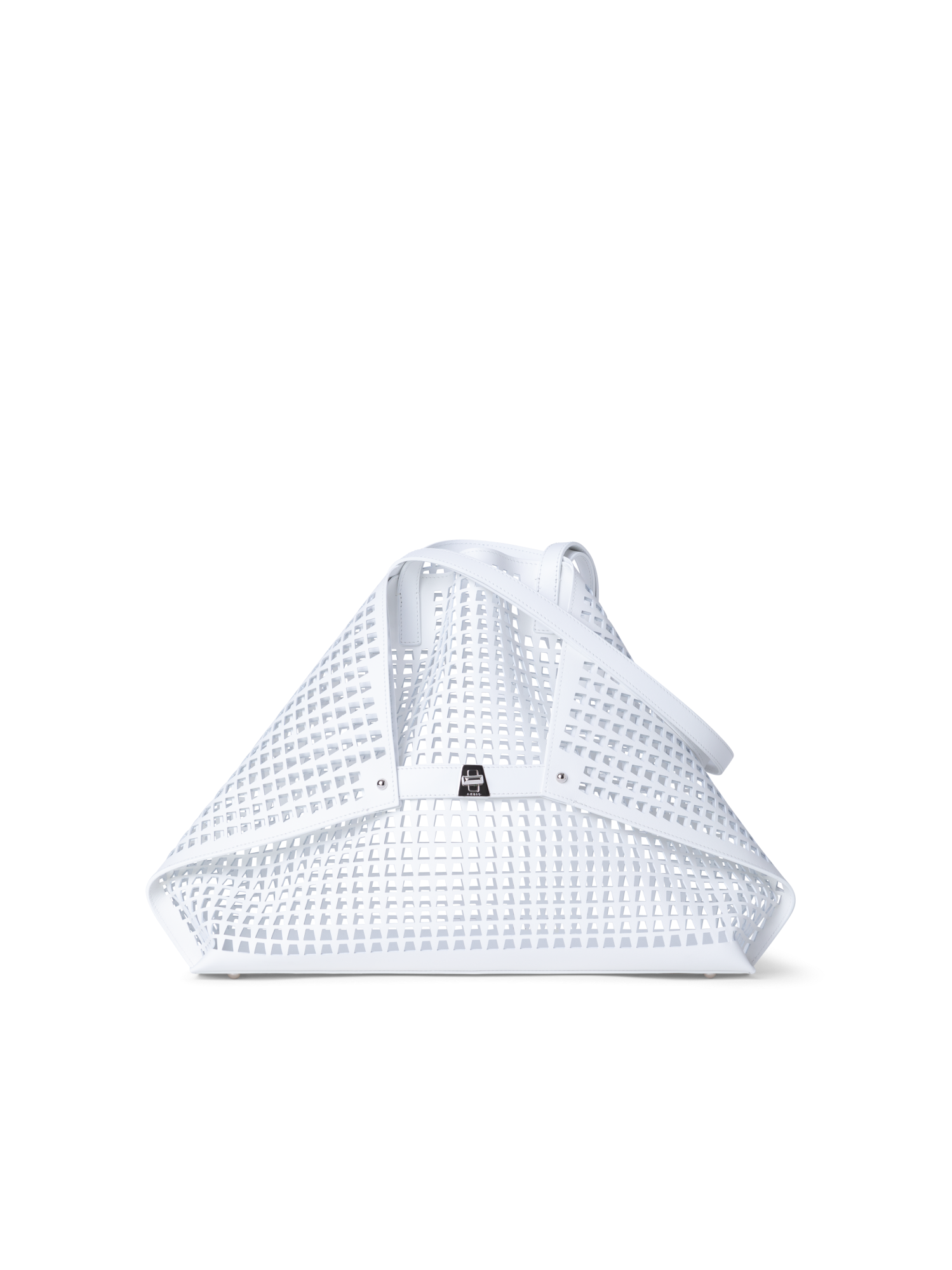 Designer Ai Medium Shoulder Tote - Weiss