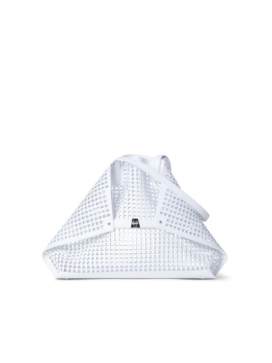 Designer Ai Medium Shoulder Tote - Weiss