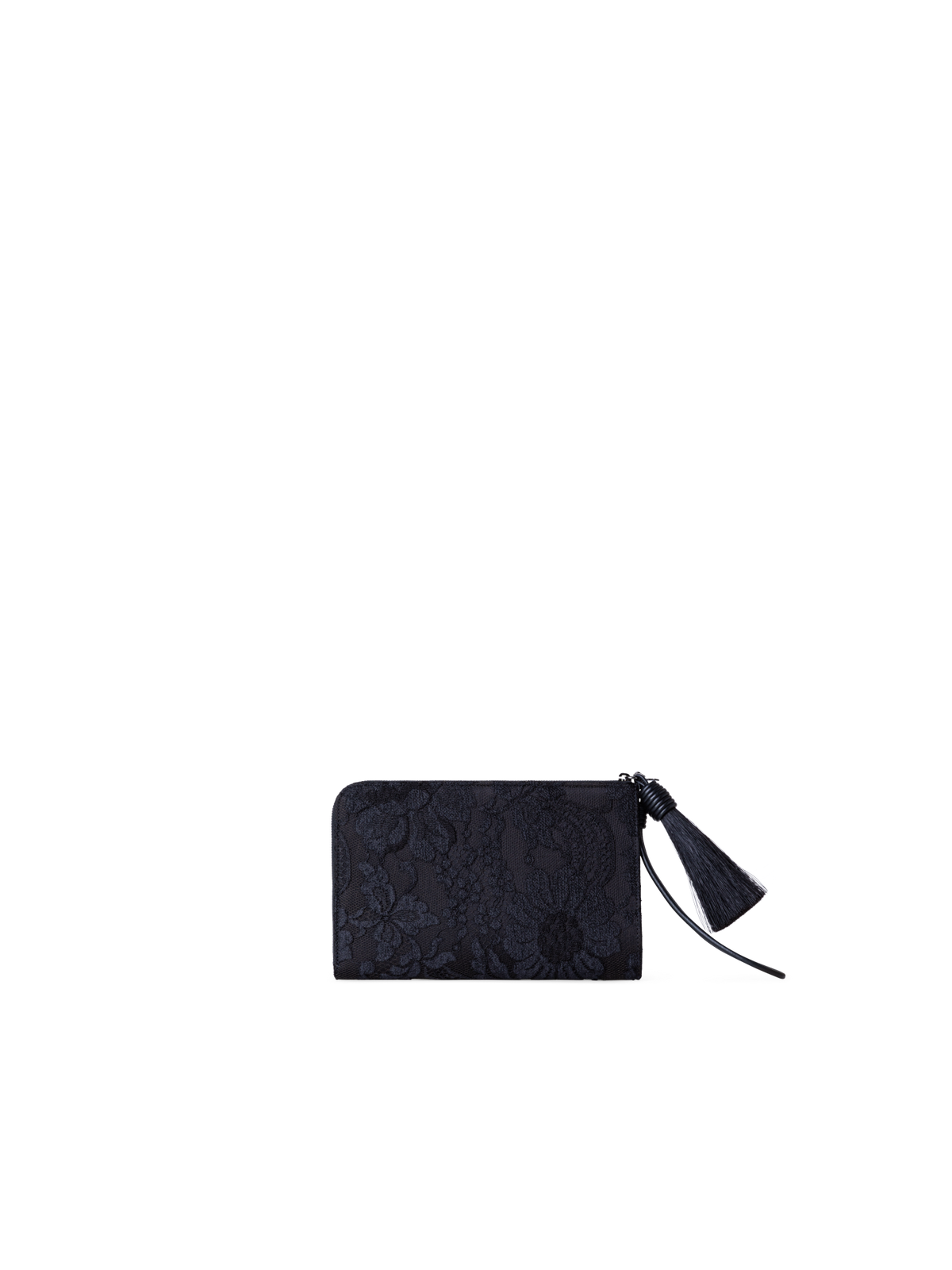 Designer Alexa Tassle Pouch - Schwarz