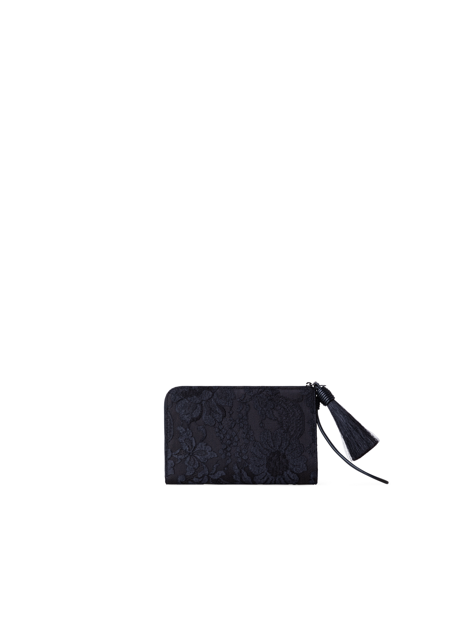 Designer Alexa Tassle Pouch - Schwarz
