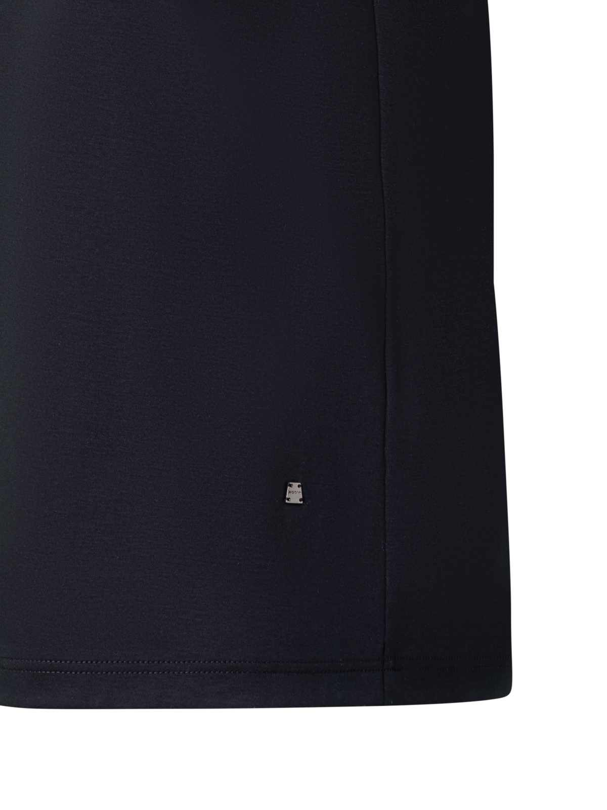 Designer T-Shirt aus Baumwoll-Jersey - Schwarz