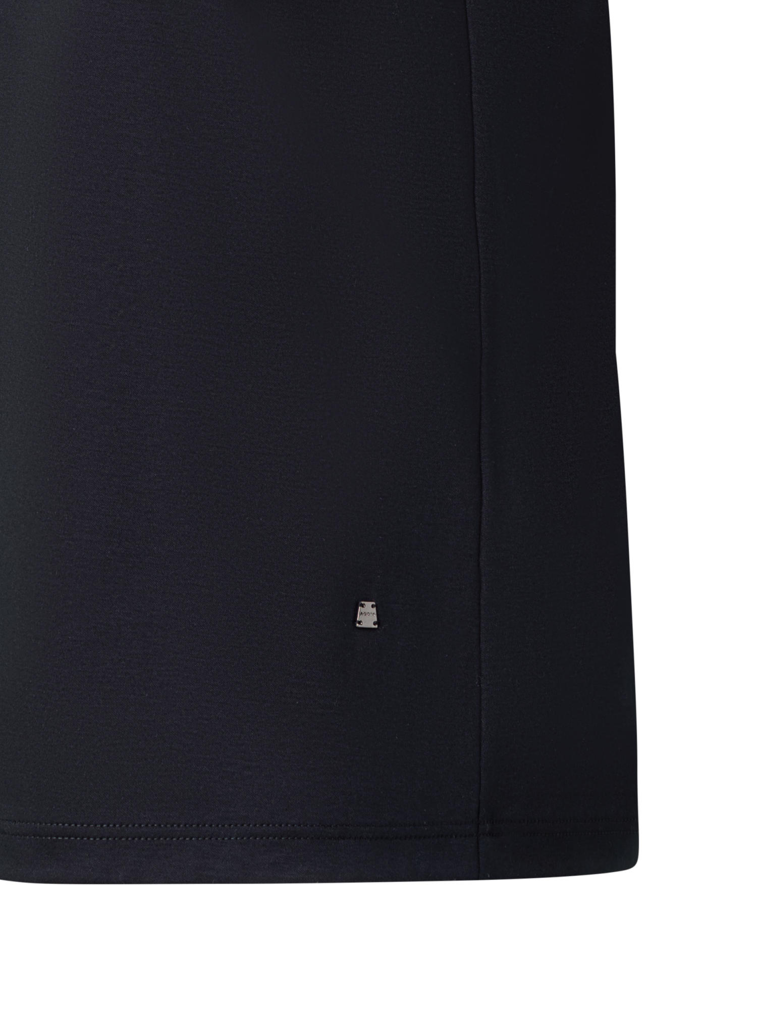 Designer T-Shirt aus Baumwoll-Jersey - Schwarz