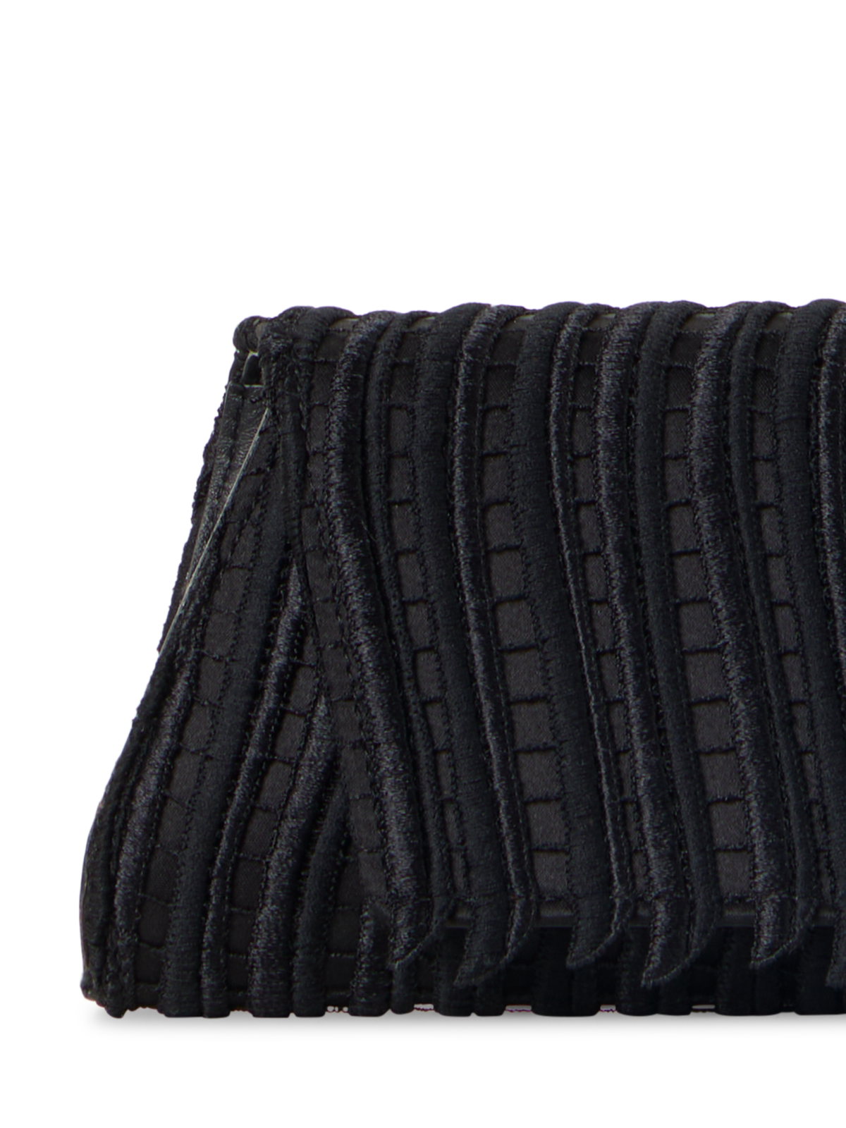 Designer Anouk Small Trapezoid Clutch - Schwarz