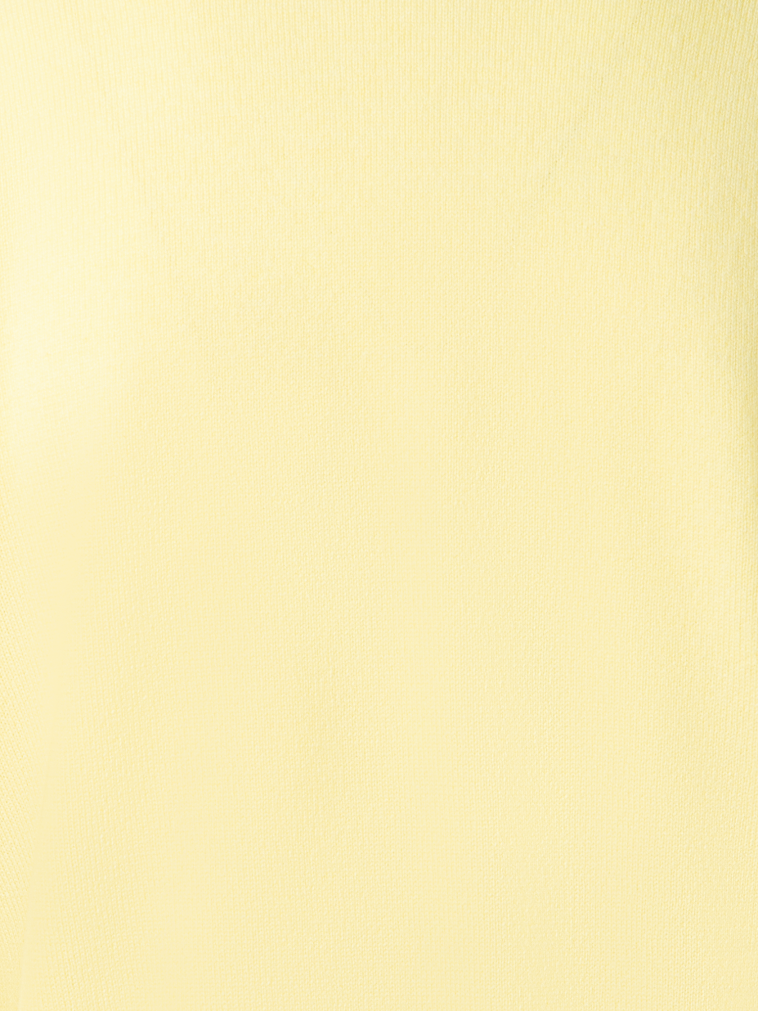 Designer Kaschmirpullover mit transparentem Streifen - Gelb