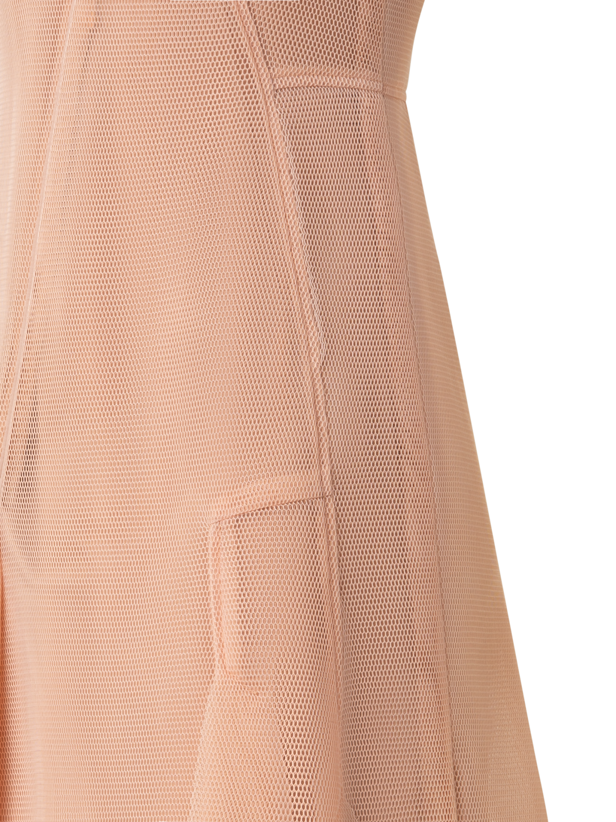 Designer Asymmetrisches Midikleid - Beige
