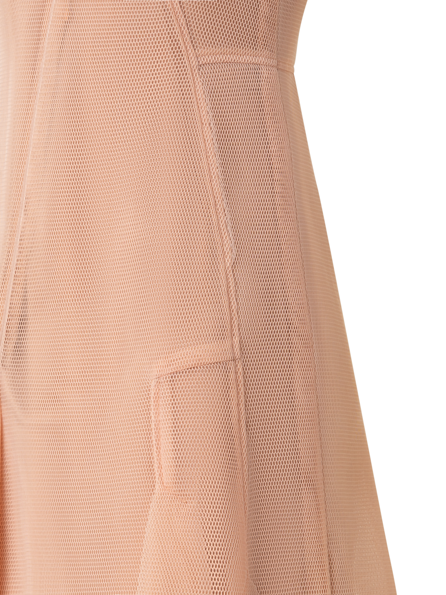 Designer Asymmetrisches Midikleid - Beige