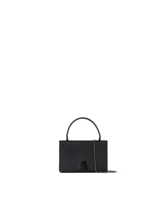 Designer Alice Mini Top Handle Bag - Schwarz