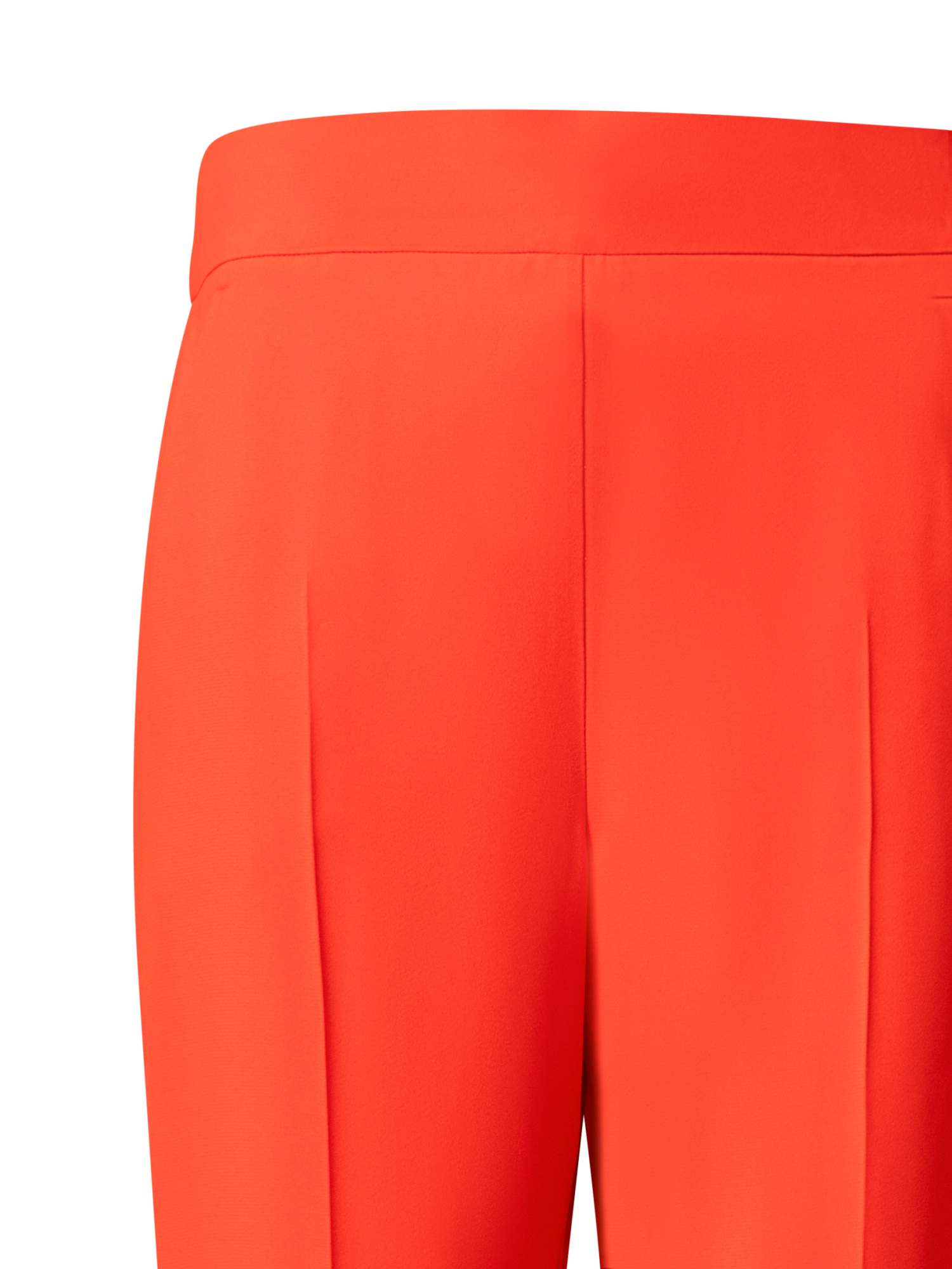 Designer Tapered Hose aus Crêpe - Rot
