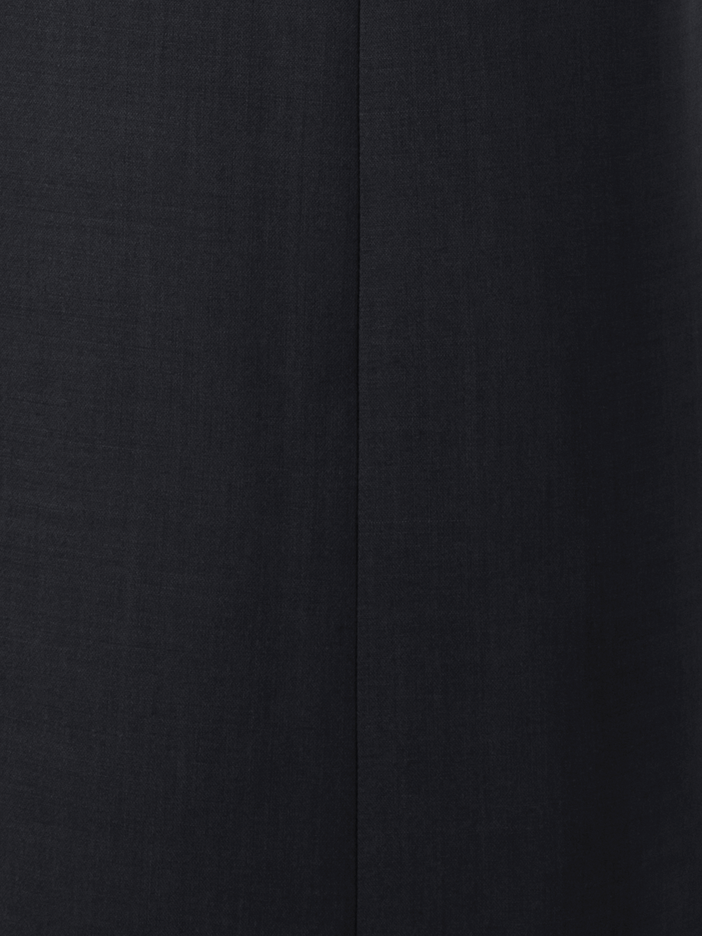 Designer Weite Gerade Hose aus Woll-Stretch-Doubleface - Schwarz