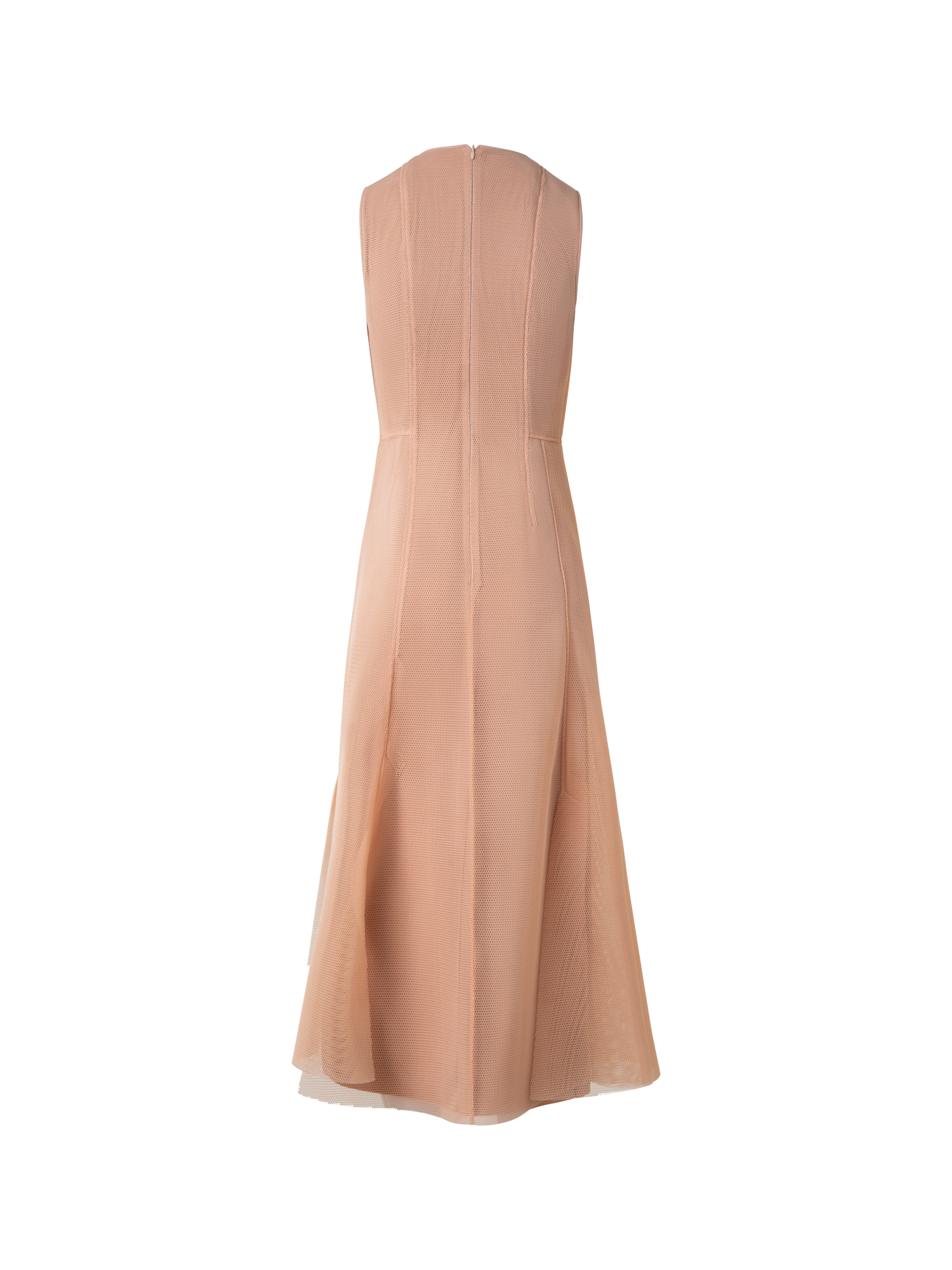 Designer Asymmetrisches Midikleid - Beige