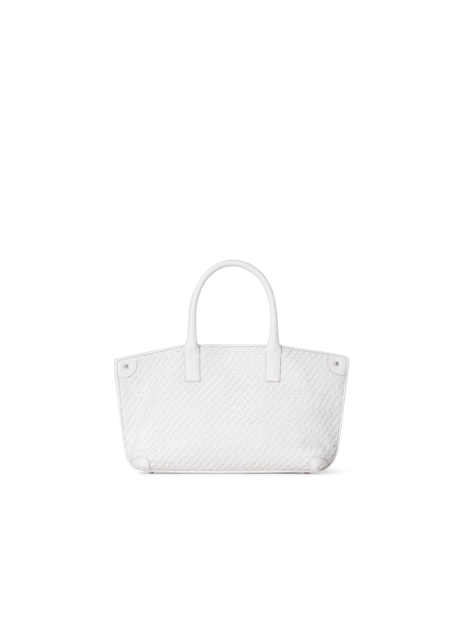 Designer Ai Little Top Handle Tote - Ecru - Weiss