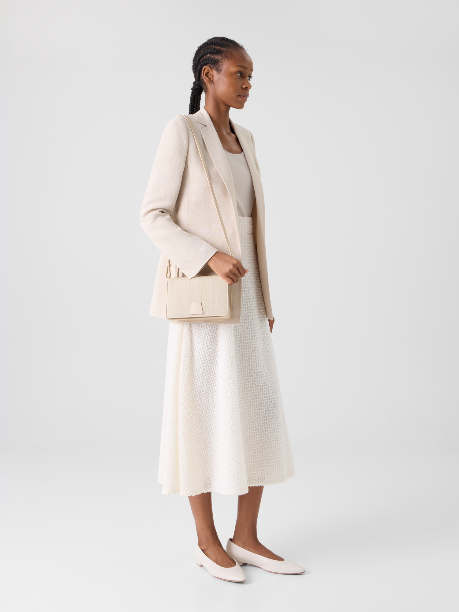 Designer Alice Small Top Handle Tasche - Beige 