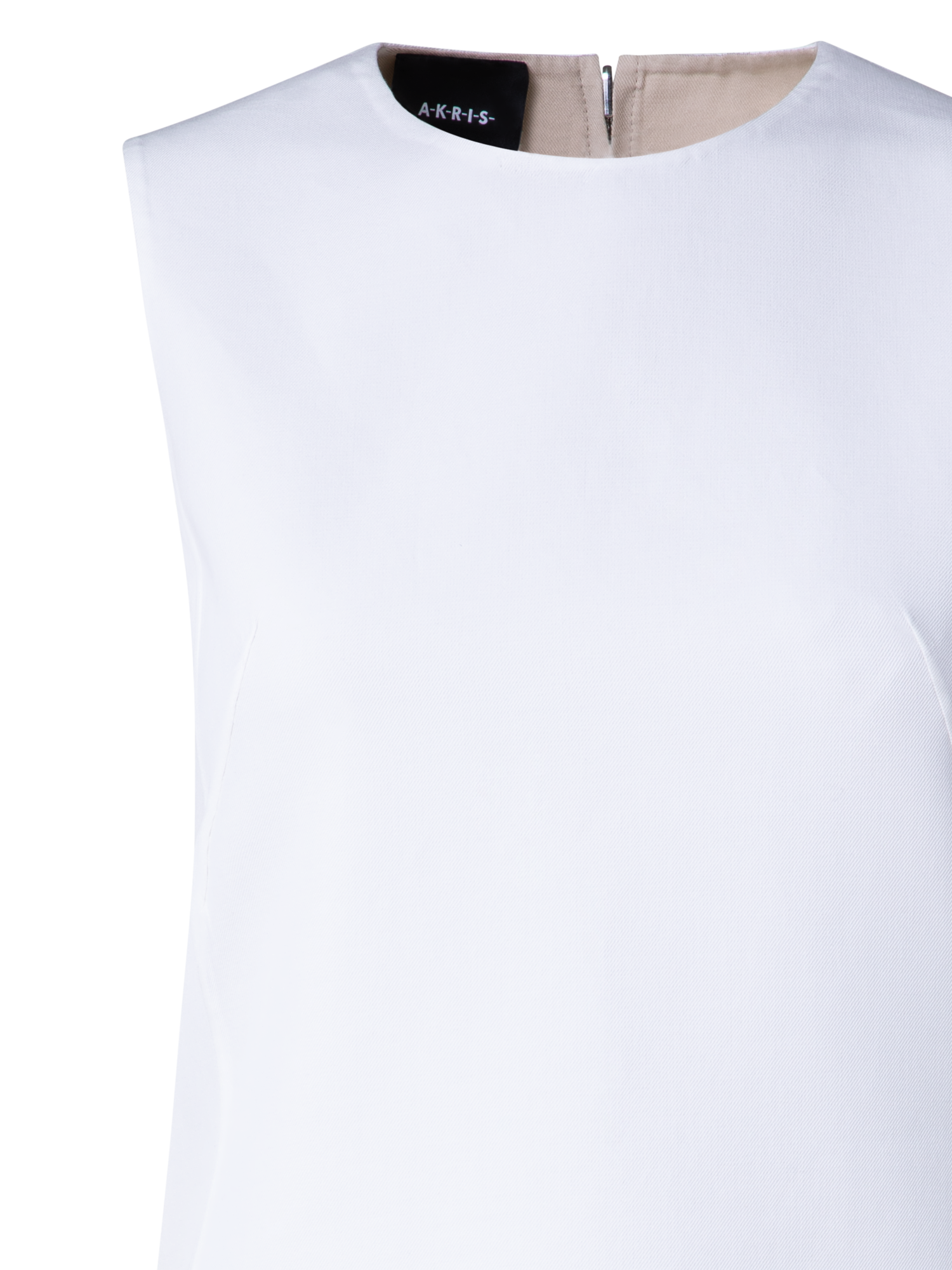Designer Wendbares Etuikleid aus Baumwoll-Doubleface