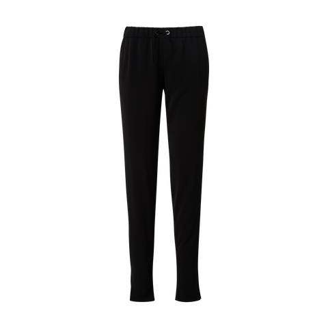 Tapered Signature Lasercut Crêpe Jogger Pants