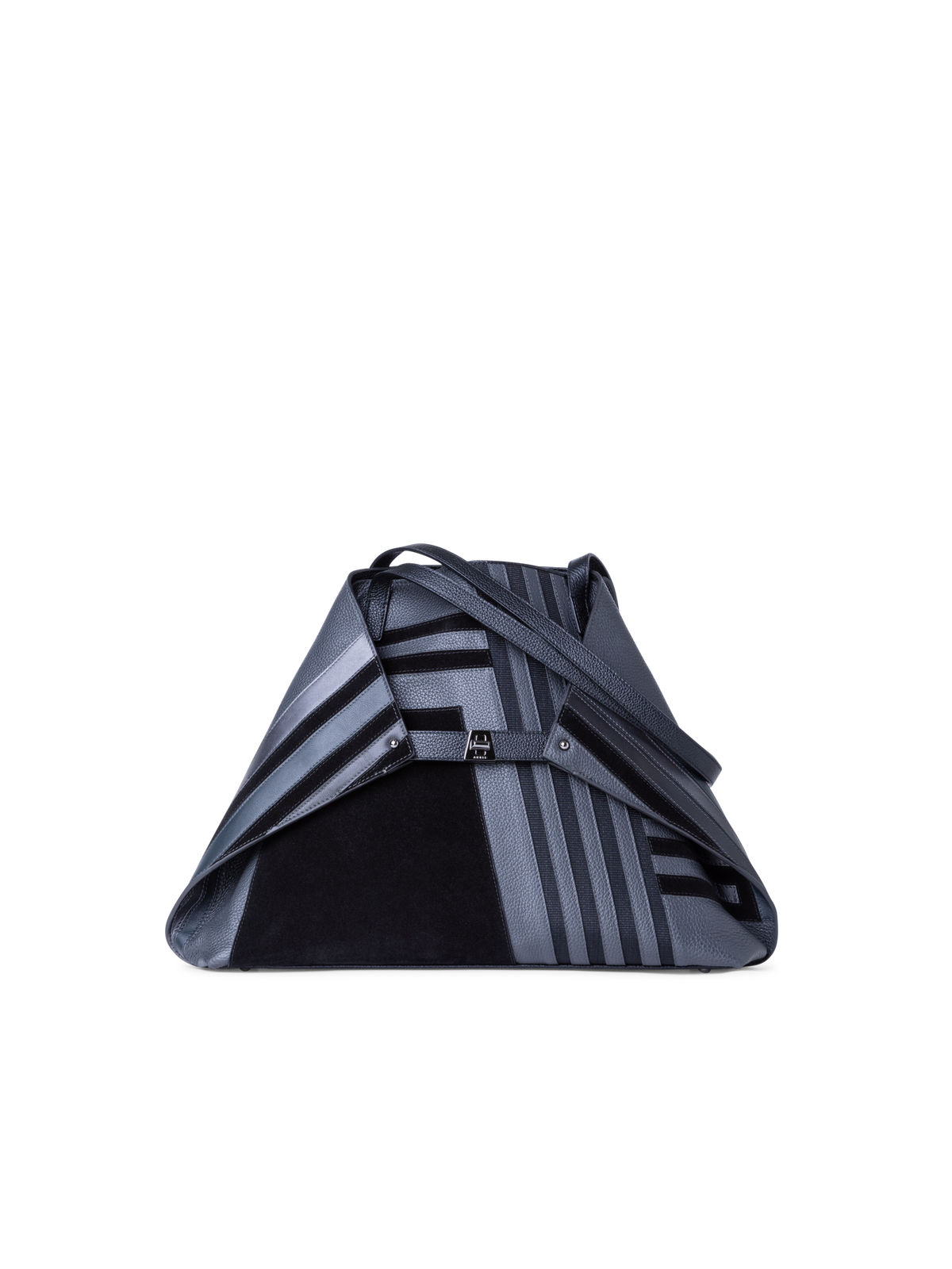 Designer Ai Medium Shoulder Tote - Schwarz - Grau - Bunt