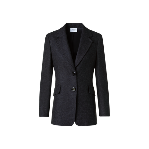 Winterlicher Wollflanell Blazer