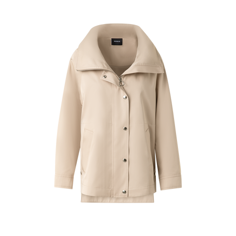 Wasserfester Oversize-Seiden-Parka