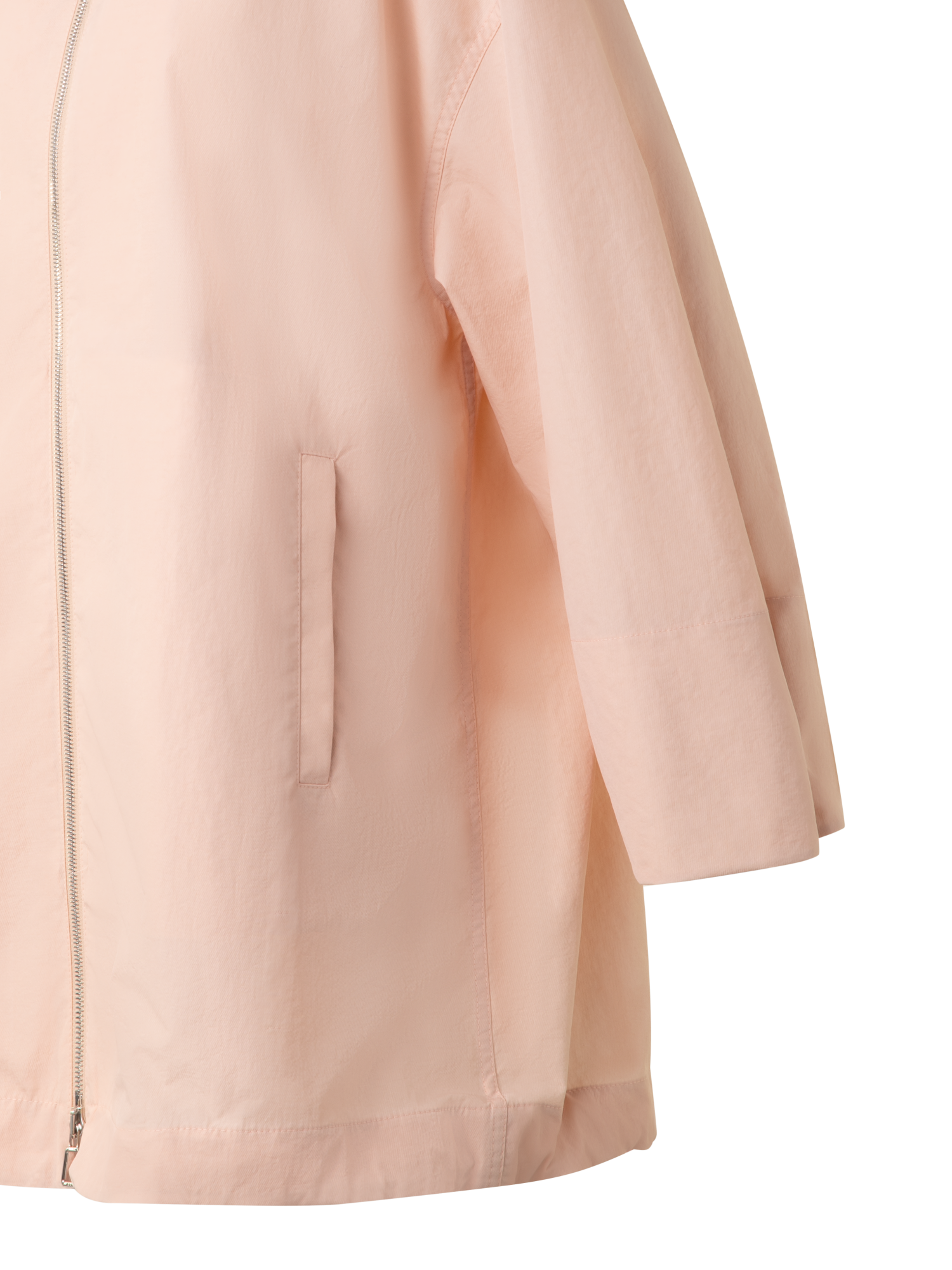 Designer Leichter Oversize-Parka mit Kapuze - Rosa
