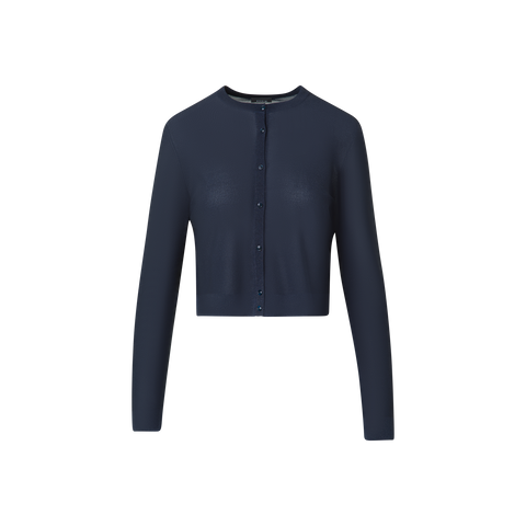 Silk Cardigan with Golden Lurex