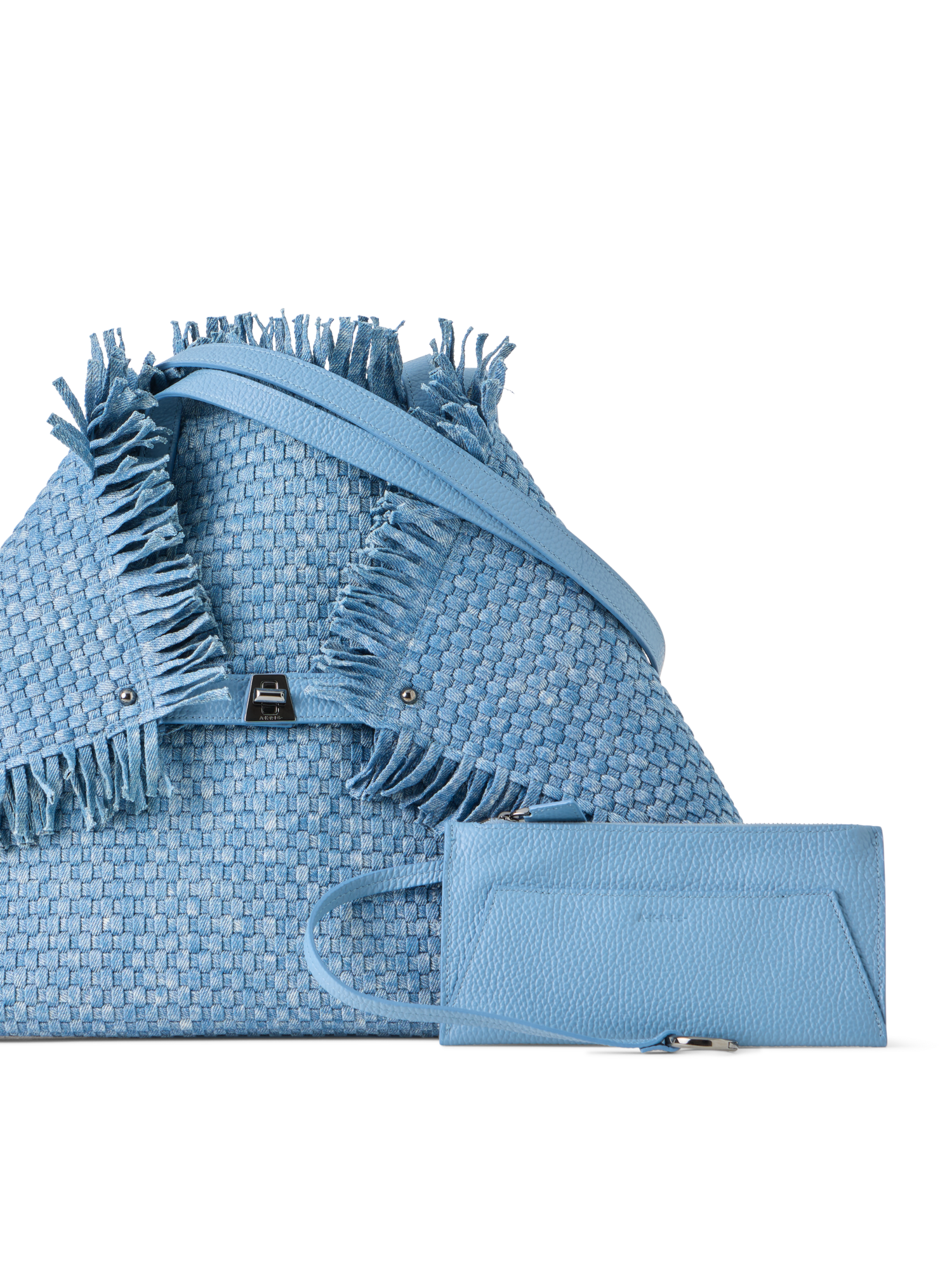 Designer Ai Medium Shoulder Tote - Blau