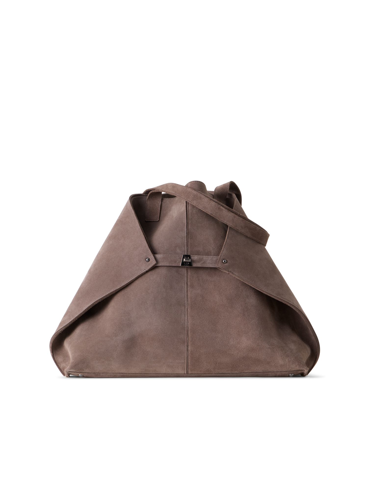 Designer Ai XL Shoulder Tote Bag - Braun