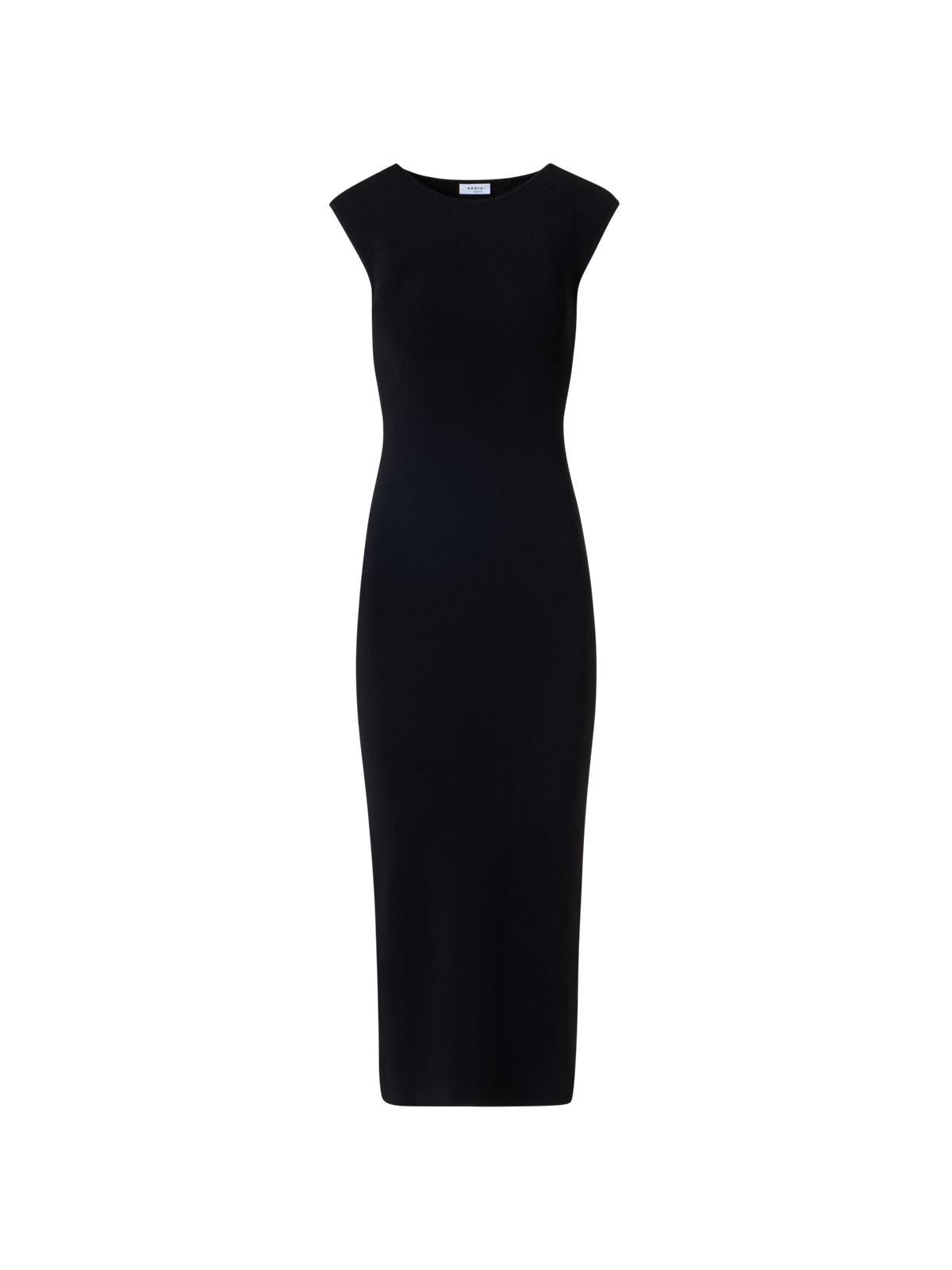 Designer Ärmelloses Kleid aus Signature-Viskose-Jersey - Schwarz