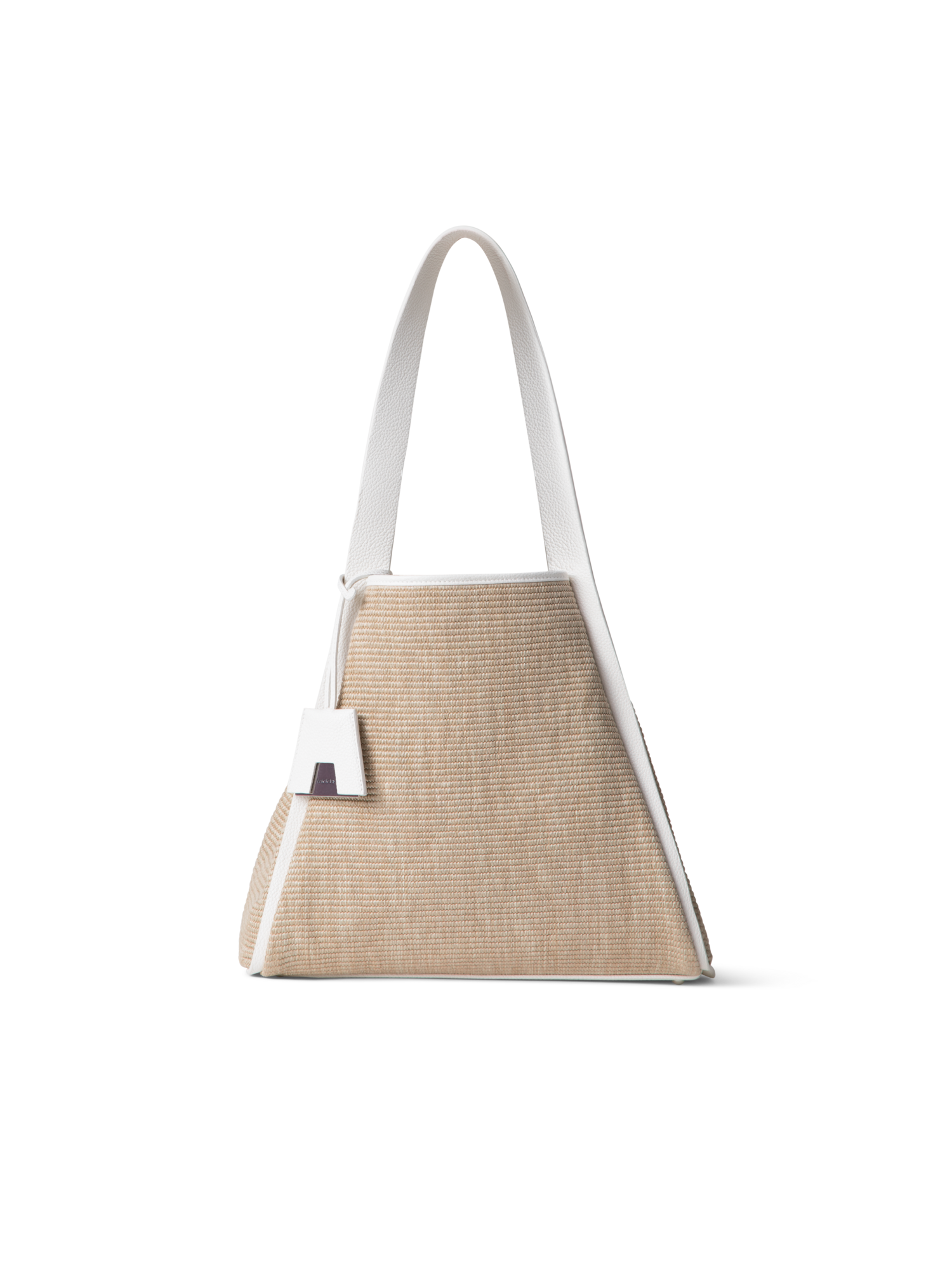Designer Alex Medium Tote Bag - Beige