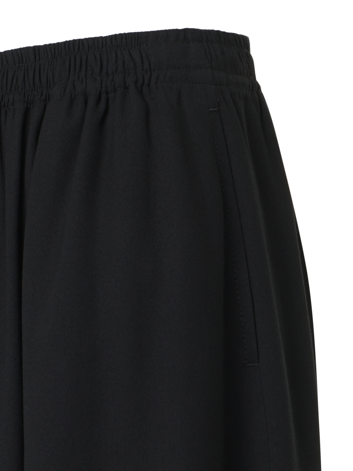 Designer Fresia Wide Leg Hose aus Viskose mit elastischen Bündchen - Beige