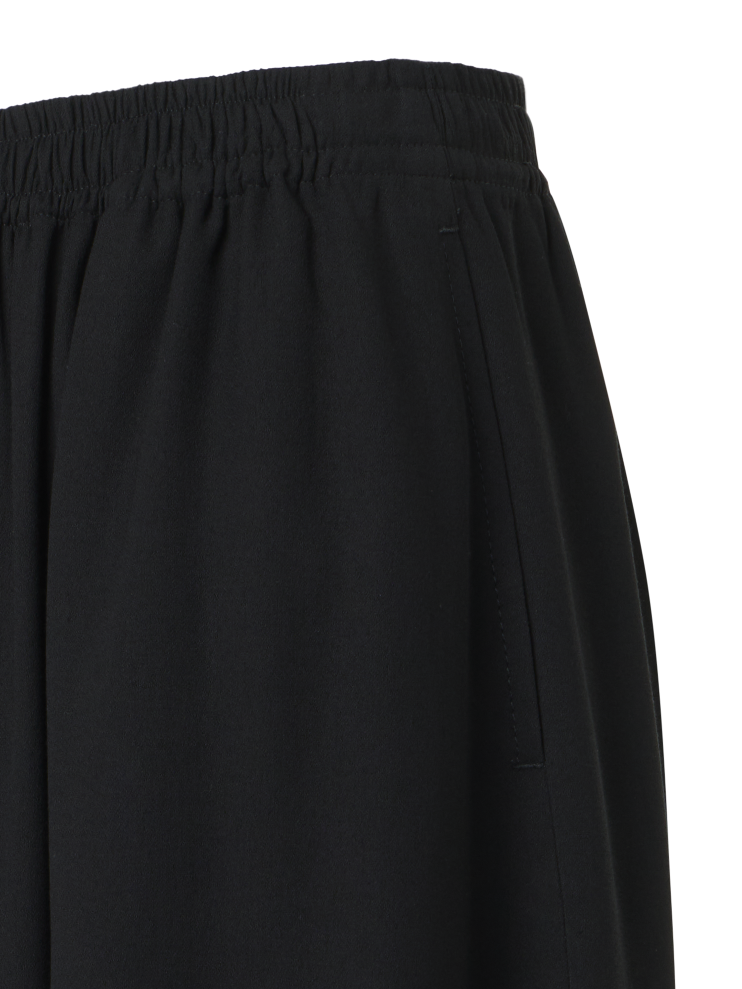 Designer Fresia Wide Leg Hose aus Viskose mit elastischen Bündchen - Beige