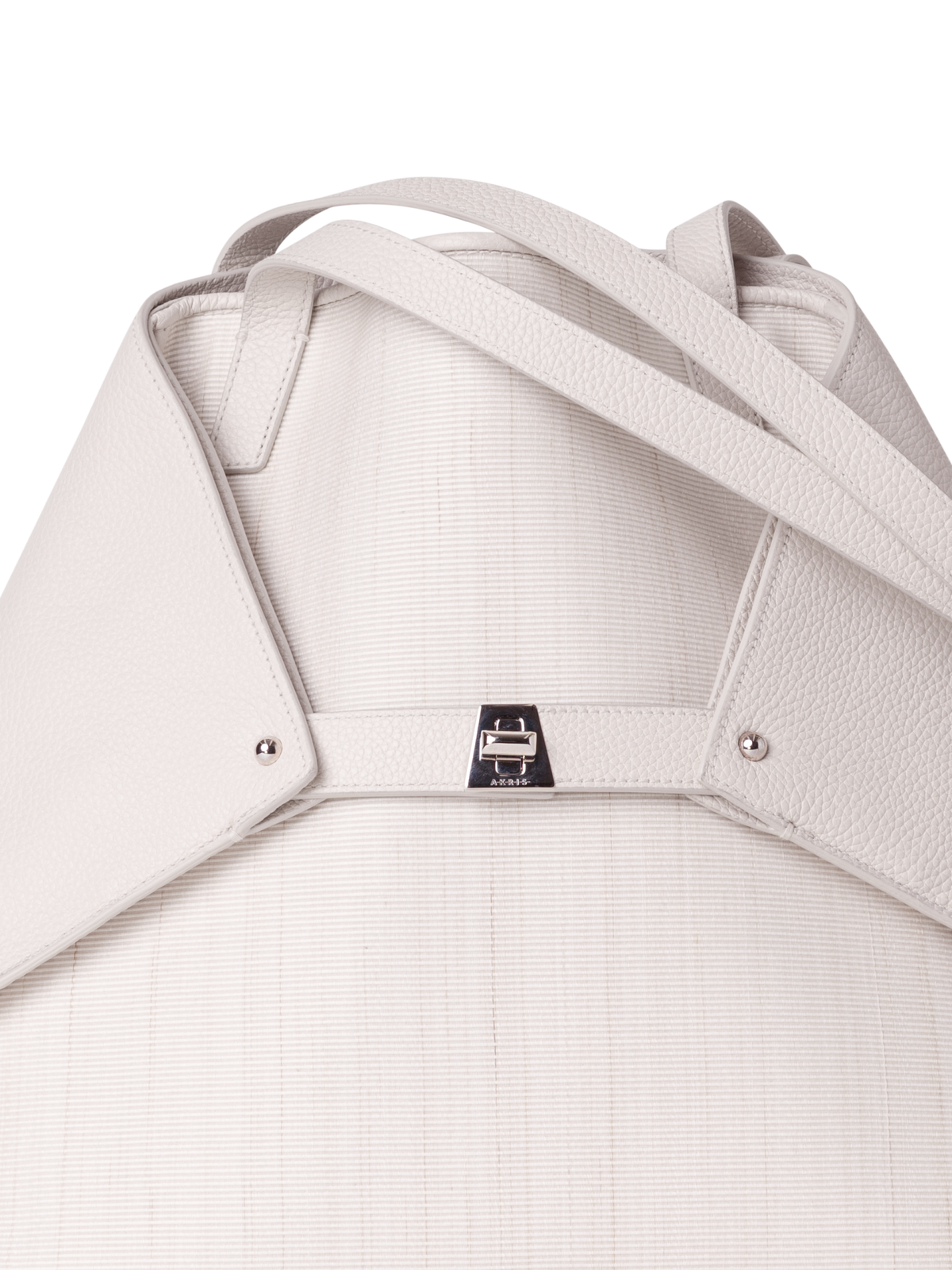 Designer Ai Medium Shoulder Tote - Ecru - Weiss