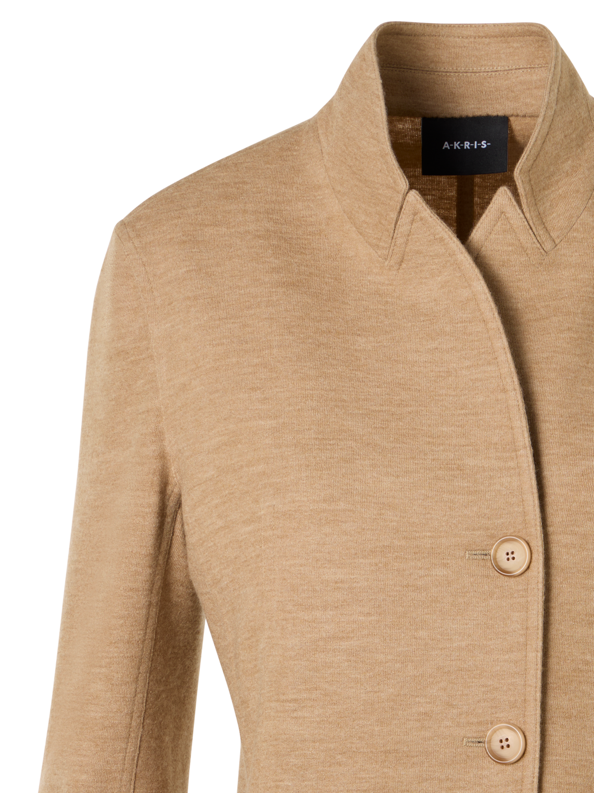 Designer Lima Kurzjacke aus Kaschmirjersey - Braun